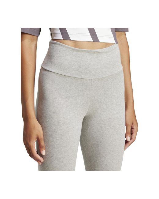 Adidas Gray Essentials Big Logo Cotton leggings