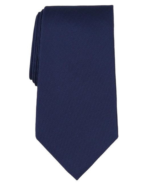 Brooks Brothers Blue B By Textured Solid Silk Tie for men