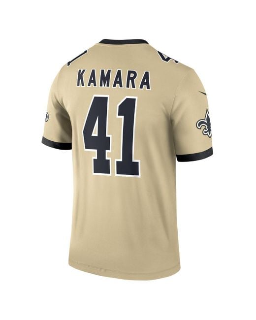 Nike White Alvin Kamara New Orleans Saints Gameday S Alternate Legend Player Performance Jersey for men