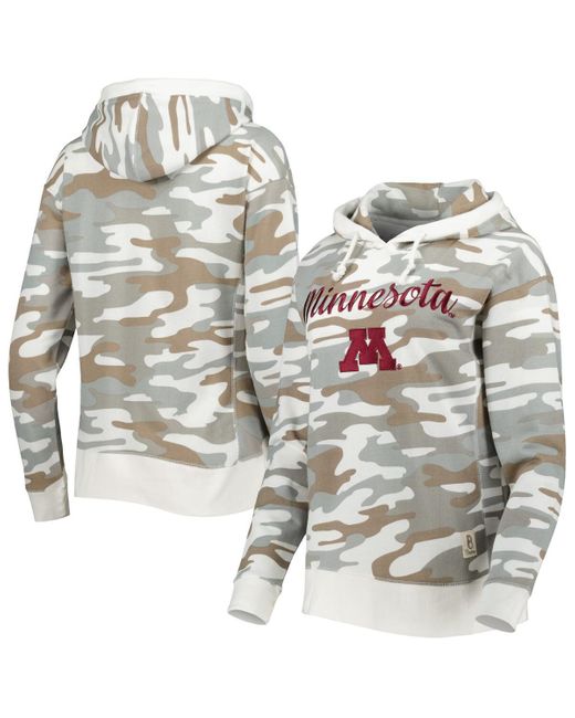 Pressbox Metallic Minnesota Golden Gophers San Pablo Pullover Hoodie