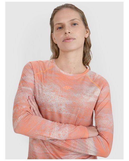 4F Pink Quick-drying Cycling Longsleeve