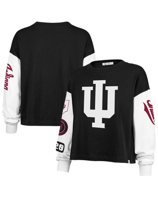 '47 Black Indiana Hoosiers Sydney Long Sleeve T-shirt