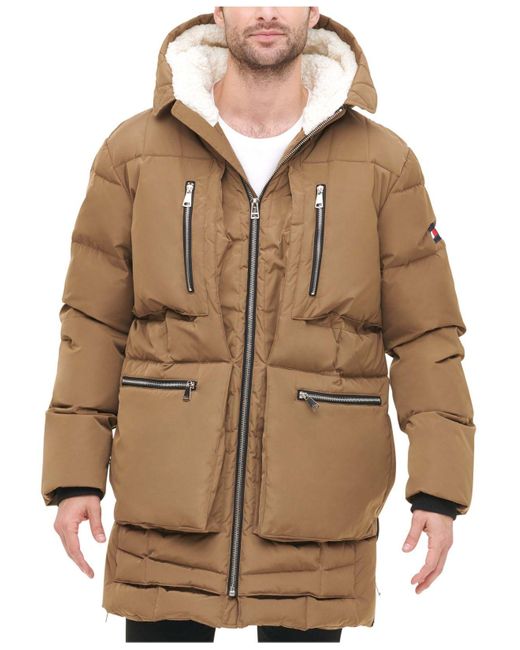 tommy hooded parka jacket