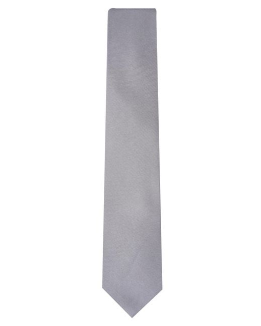 Club Room Gray Solid Tie for men