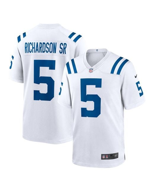 Nike Blue Anthony Richardson Sr. Indianapolis Colts Game Jersey for men