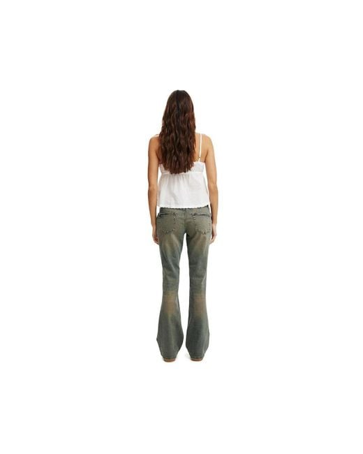 Cotton On Green Low Rise Bootcut Jean