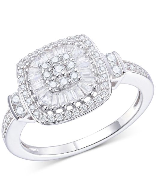 Macy's Metallic Diamond Vintage-inspired Ring (1/2 Ct. T.w.