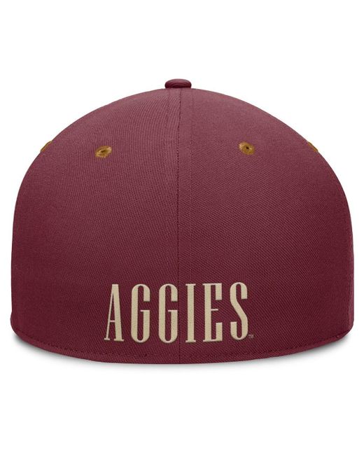 Fanatics Red Maroon/brown Texas A M aggies Nobo Fitted Hat for men