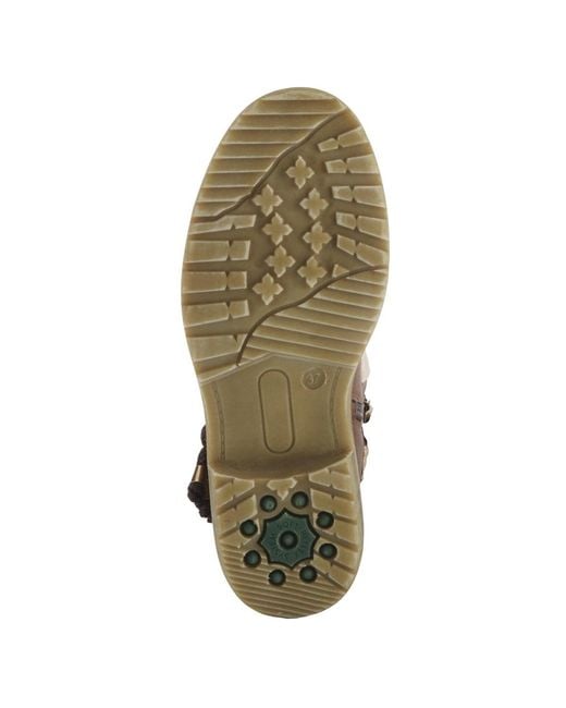 Spring Step Brown Acaphine Water-resistant Booties