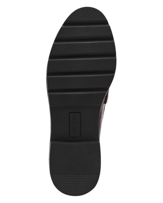 Anne Klein Brown Emme Lug Sole Loafers