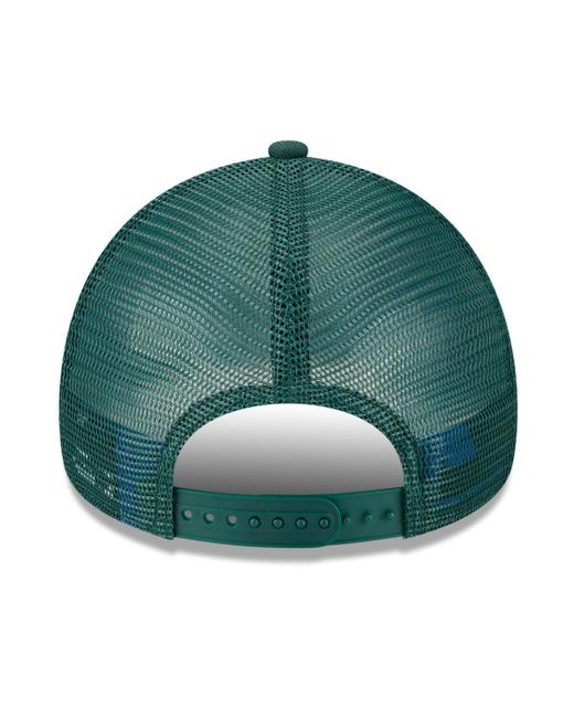 KTZ Green Athletics 2025 Big League Chew A-frame 9forty Adjustable Trucker Hat for men