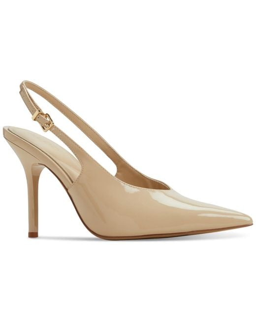 ALDO White Lysandre Pointed-toe Slingback Pumps