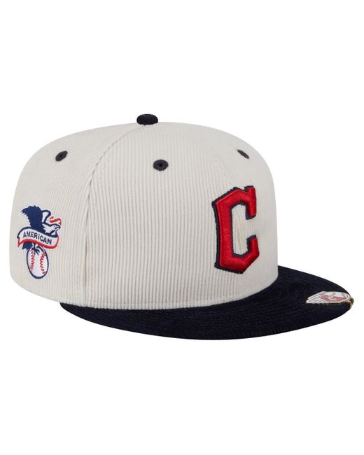 KTZ White Cream/black San Francisco Giants Two-tone Corduroy 59fifty Fitted Hat for men