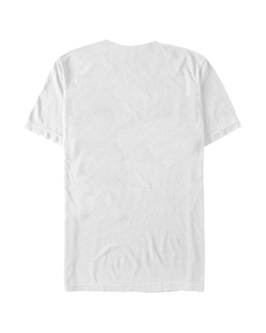Disney Pixar White Generic Additude American Moto Garage Short Sleeve T-shirt for men