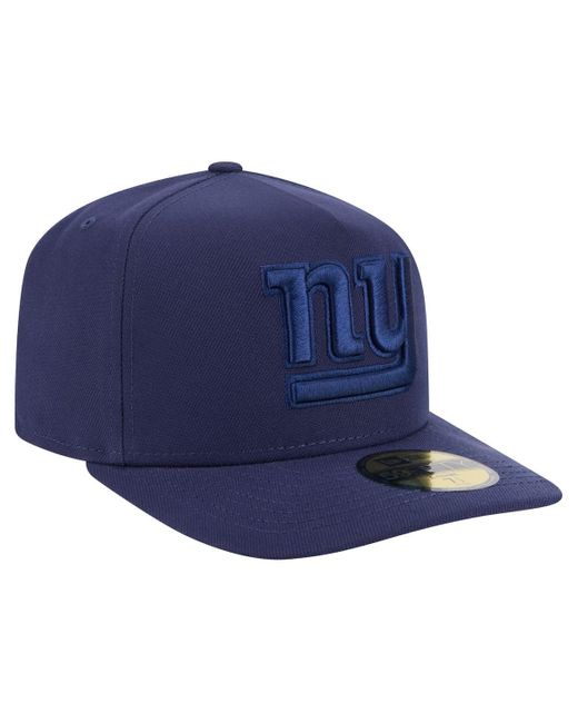 KTZ Blue New York Giants Color Pack A-frame 59fifty Fitted Hat for men