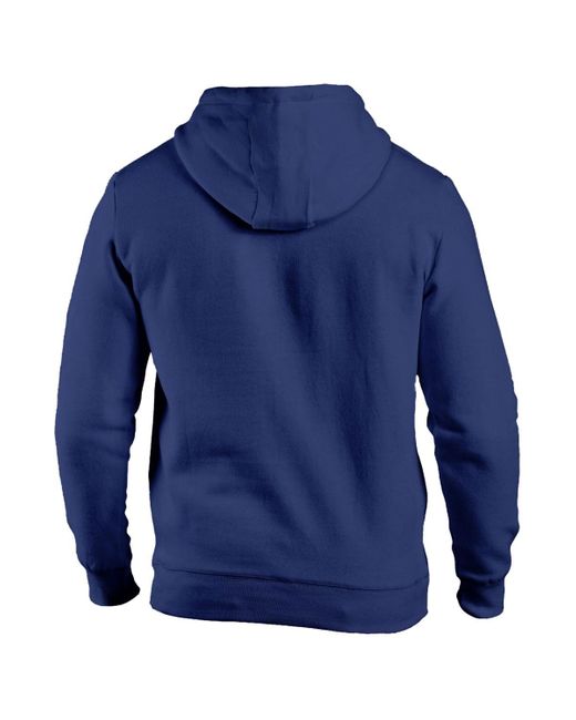 1863fc Blue Barcelona Athletic Wordmark Fleece Pullover Hoodie for men