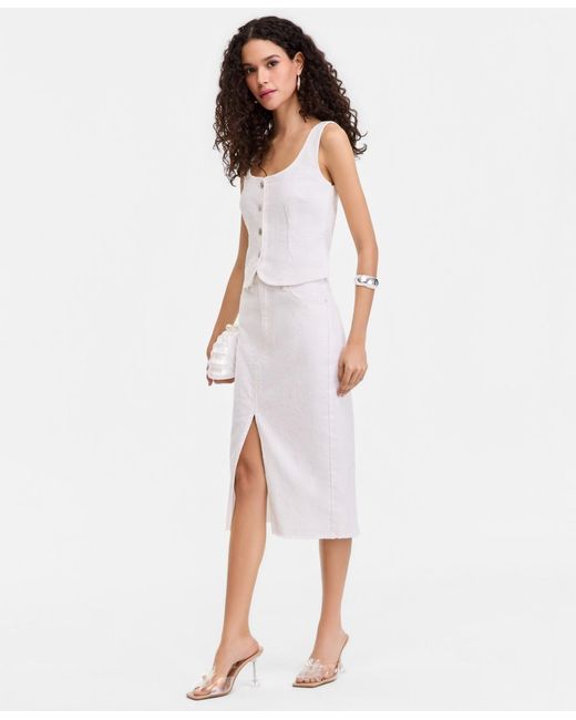 inc international concepts denim dress Women's Lace-Up Denim Dress  Online Warehouse Sale