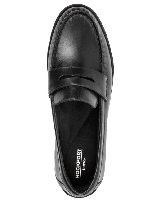 Rockport Black Weslin Slip-on Loafers