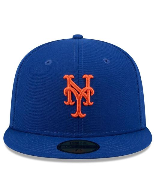 KTZ Blue New York Mets 2025 Jackie Robinson Day 59fifty Fitted Hat for men