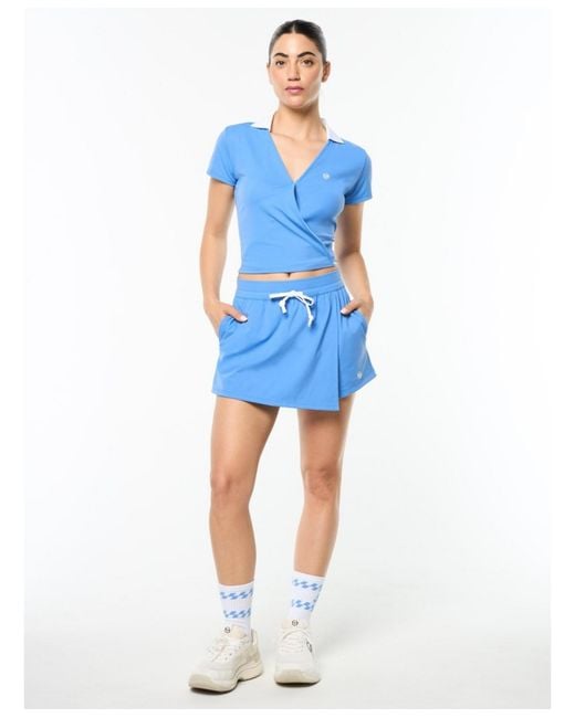 Sergio Tacchini Blue Agata Wrap Polo