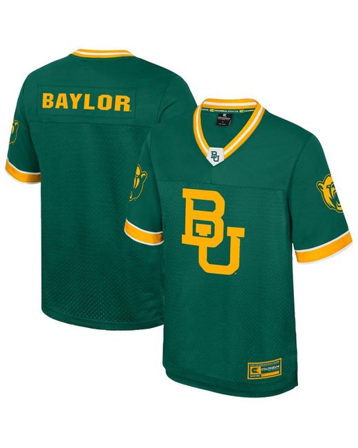 Colosseum Athletics Green Baylor Bears Nothing But The Hits Football Jersey for men