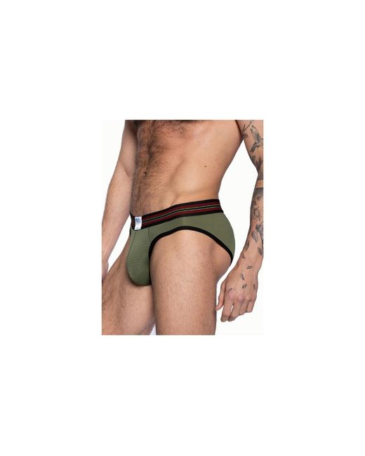 Bike Athletic Black Mesh Brief for men