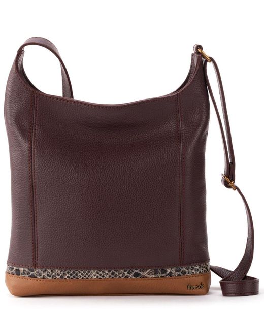 The Sak De Young Small Leather Crossbody in Brown Lyst