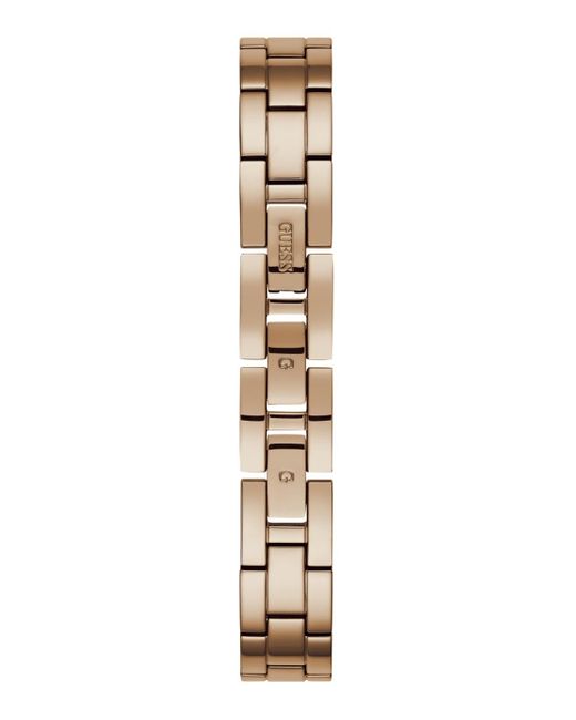 Guess Pink Analog Tone Stainless Steel Watch 34 Mm