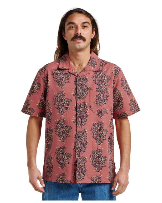 Quiksilver Red Dynasty Casual Short Sleeve Shirt for men