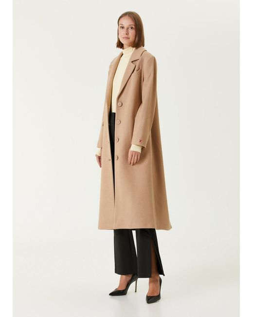 Pcfg White Wool Coat