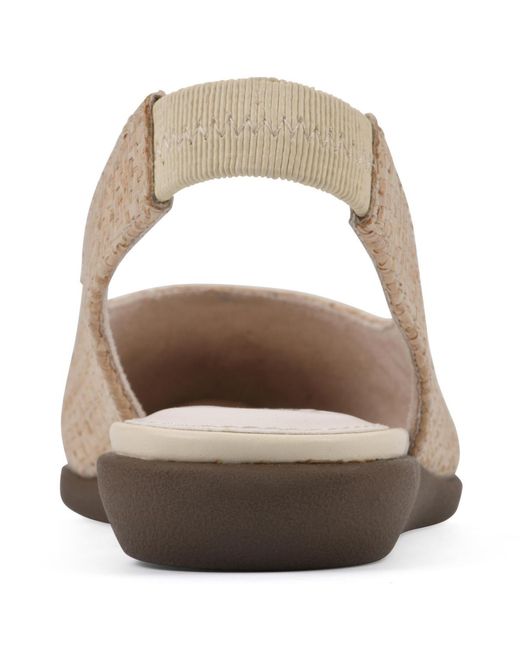 White Mountain Multicolor Memory Comfort Flat