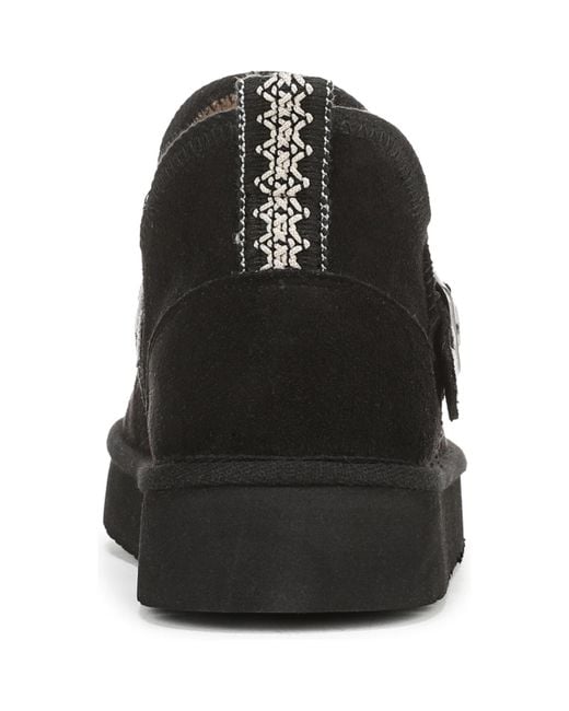 Blowfish Black Mokolo Round Toe Pull On Platform Short Boots