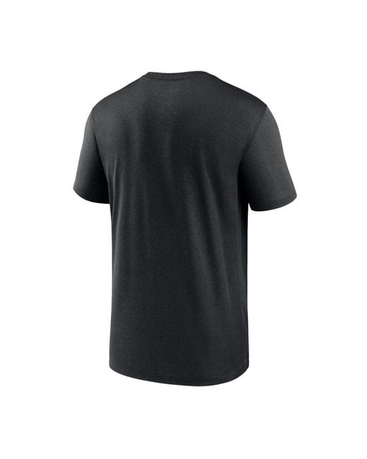 Men's Nike Black Miami Dolphins Legend Icon Performance T-Shirt