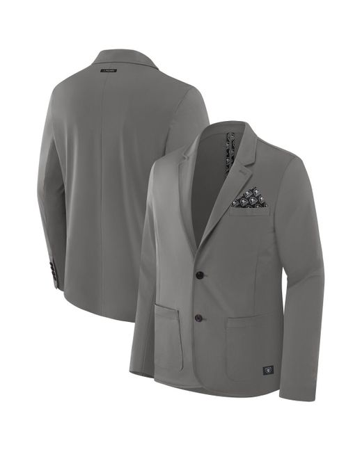 J. Palmer Gray Las Vegas Raiders Man-in-motion Blazer for men