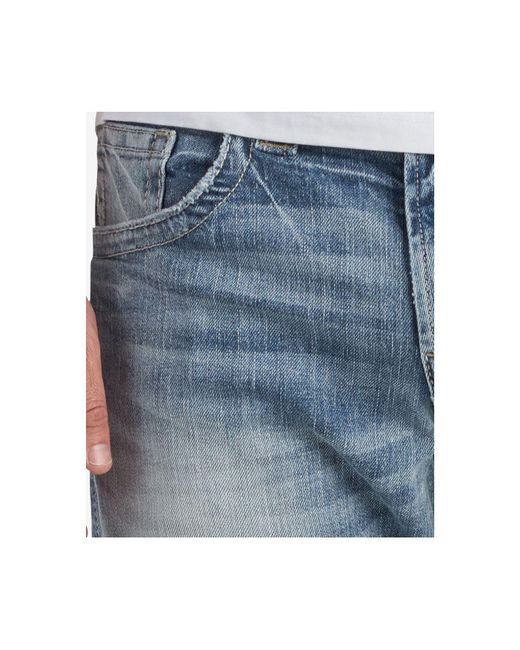 Silver Jeans Co Denim Men S Gordie Extra Loose Fit Straight Stretch Jeans In Indigo Blue Blue For Men Lyst