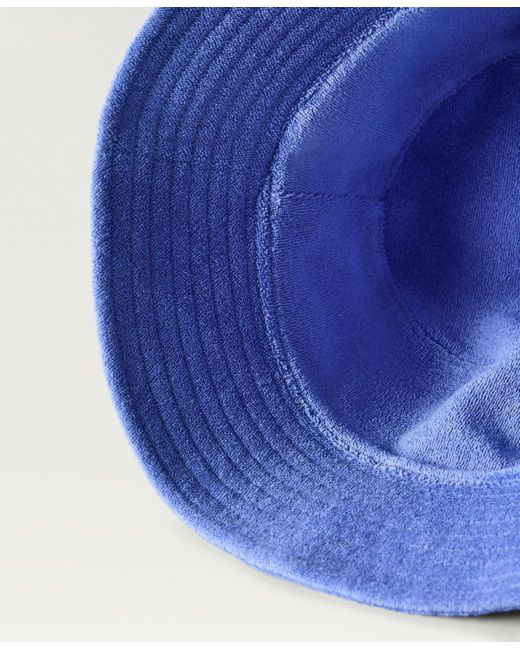 Mango Blue Towel-effect Bucket Hat