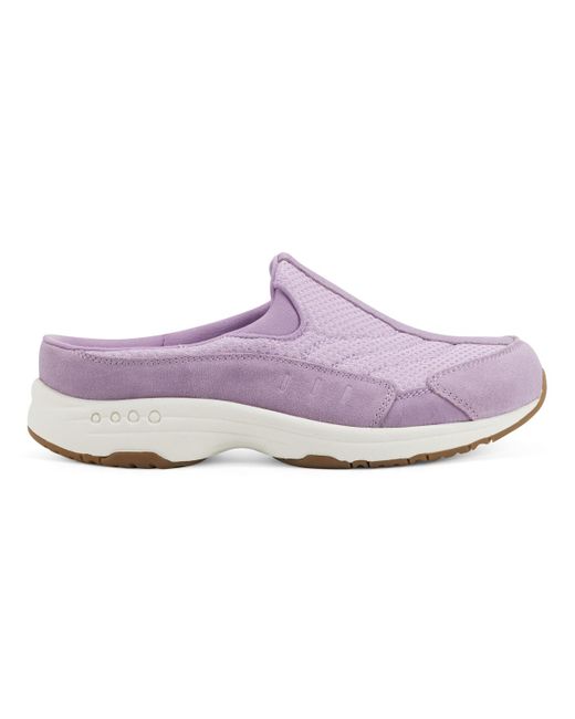 Easy Spirit Purple Travel Time Slip-on Walking Mules