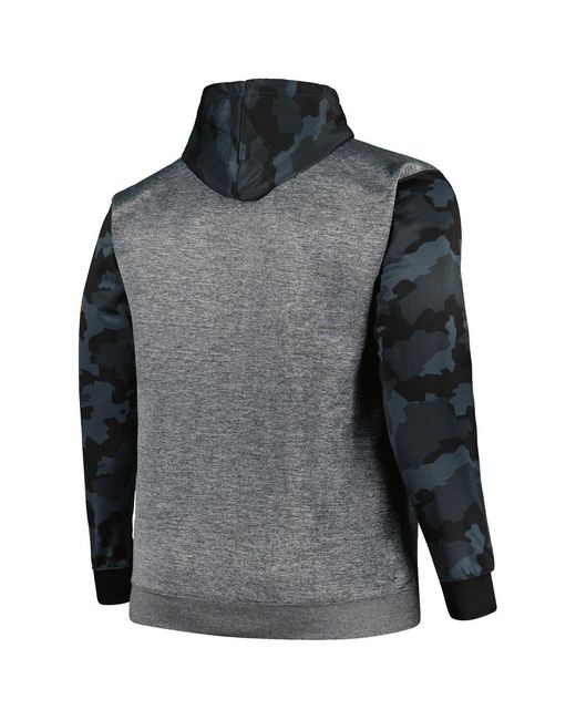 Fanatics Black Washington Commanders Big And Tall Camo Pullover Hoodie for men