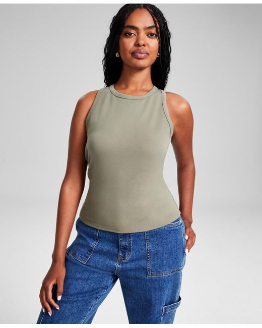 And Now This Green Sleeveless Top