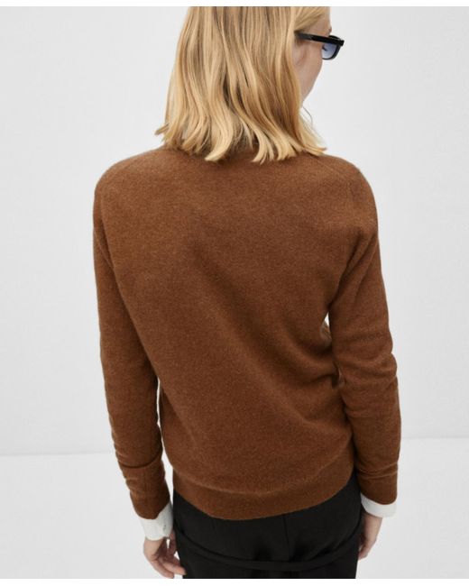 Mango Brown Cashmere Sweater