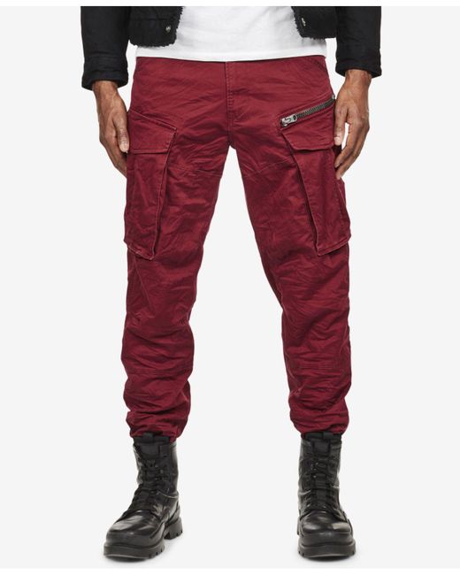 G-Star RAW Cotton Mens Zip Cargo Pants 
