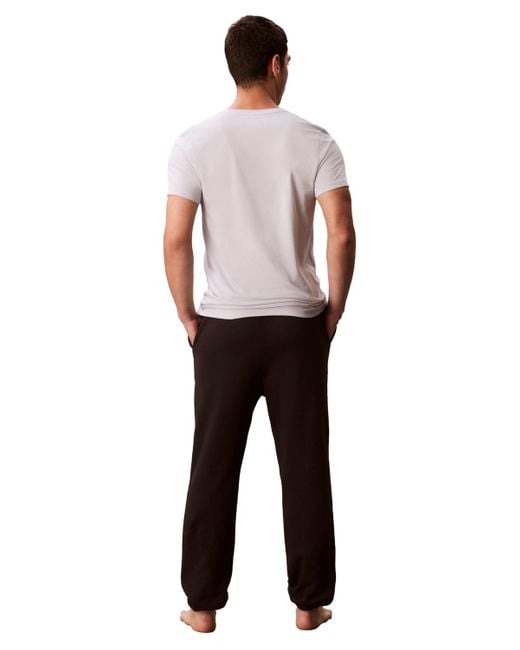 Calvin Klein Blue 3-pack Cotton Classics V-neck T-shirts for men