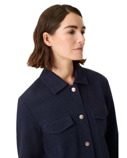 Olsen Blue Pique Jacket