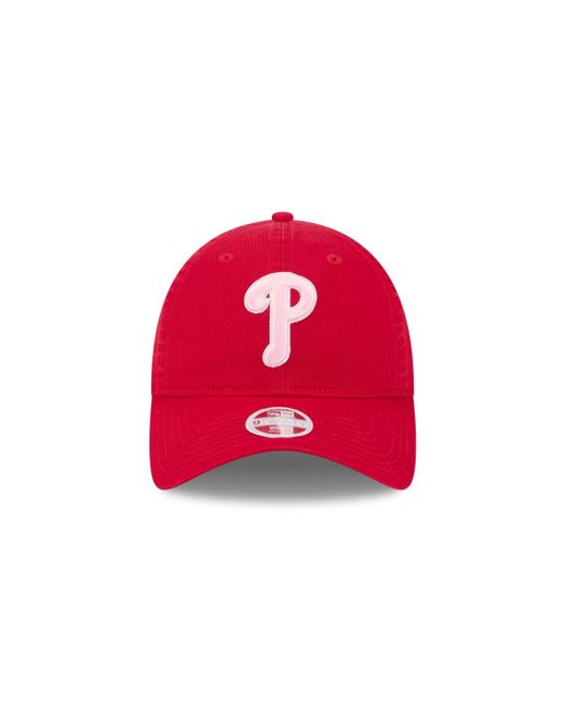 KTZ Red Philadelphia Phillies 2024 Mother's Day 9twenty Adjustable Hat