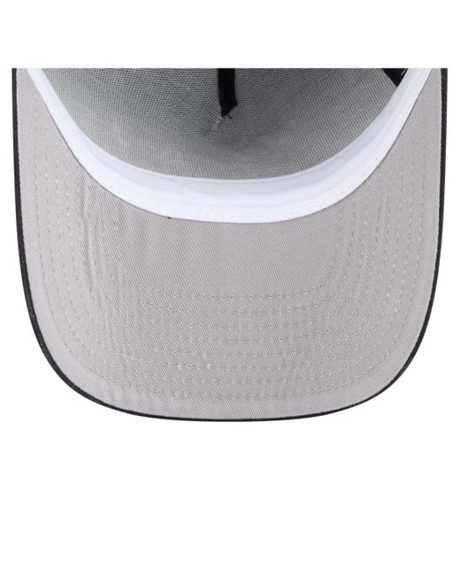KTZ Gray Clemson Tigers Vintage Chainstitch 9fifty A-frame Snapback Hat for men