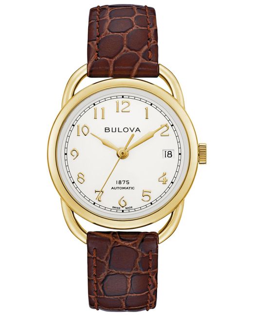 bulova brown strap