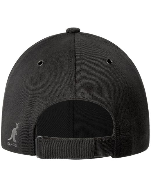 Kangol Black Hyper-tech Wooly Baseball