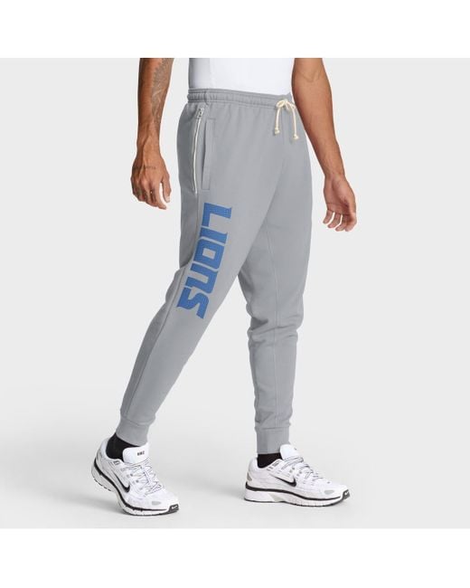 Nike White Detroit Lions Sideline Ground Game Performance Taper Pants for men
