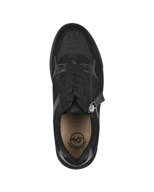 White Mountain Black Uplit Slip-on Sneakers