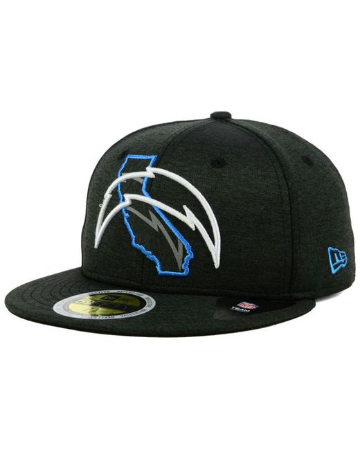 KTZ Multicolor Los Angeles Chargers State Flag Reflective 59fifty Fitted Cap for men